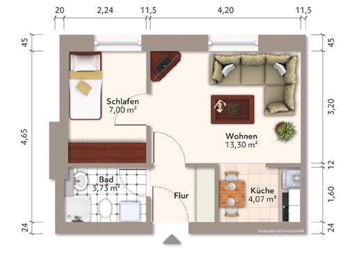 Foto - Frisch renovierte 2-Raum Whg., Chemnitz-Kappel, Kellerabteil