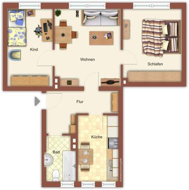 Foto - 3 Zimmer Erdgeschoßwohnung zur Miete in Mönchengladbach