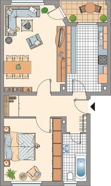 Foto - Charmante 2-Zimmer-Etagenwohnung in Mönchengladbach – mit Blick ins Grüne