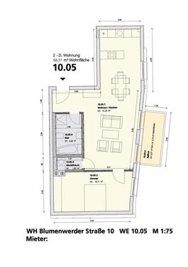 Foto - 2-Raum-Wohnung mit Balkon in Eberswalde