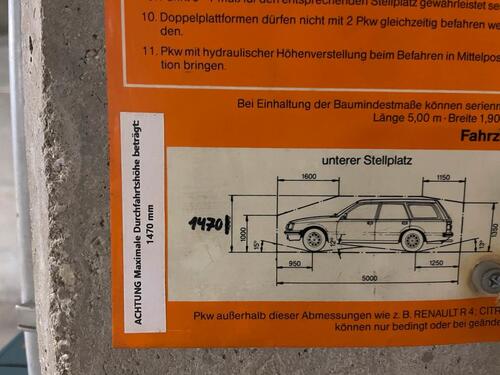 Foto - Duplex-Garagenstellplatz (unten) in der Maxvorstadt zu vermieten