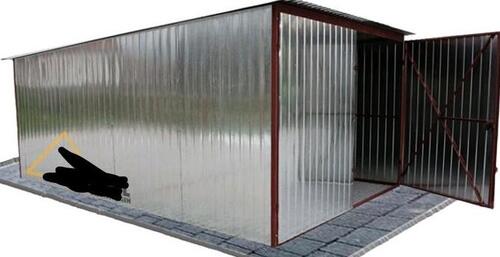 Foto - Blechgarage 6x3meter - 89,00 EUR Miete,