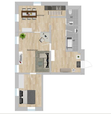 Foto - Charmante 2,5-3 Zimmer-Wohnung - Erstbezug nach Sanierung