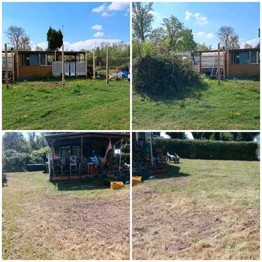 Foto - Garten im Naturschutzgebiet am Saalearm BBG