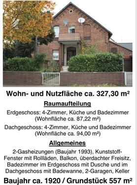 Foto - Zweifamilienhaus zum Verkauf - 249.000,00&nbsp;EUR Kaufpreis, ca.&nbsp; 182,00&nbsp;m&sup2;