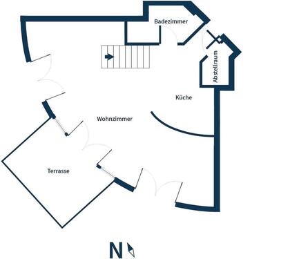 Foto - 1,5 Zimmer Oase in Sittensen - 520,00 EUR Kaltmiete,