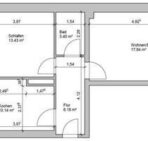 Frisch renovierte 2-Zimmer Wohnung - Neumünster