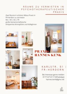 Foto - Praxis Räume Psychotherapie zu vermieten