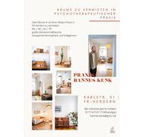 Praxis Räume Psychotherapie zu vermieten - Freiburg im Breisgau Herdern