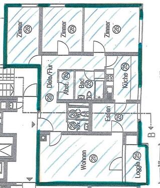 Foto - 1 Zimmer Etagenwohnung zur Miete in Tübingen