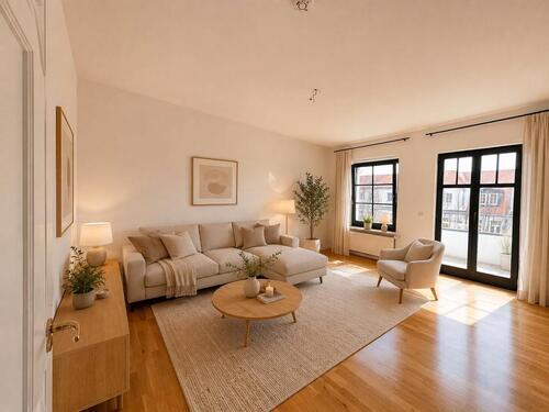 Foto - Gepflegte 2-Zimmer-Altbauwohnung – mit Balkon, EBK & Marmor-Bad