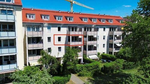 Foto - Sonnige 3-Zimmer-Wohnung mit Süd-Balkon in Unterschleißheim
