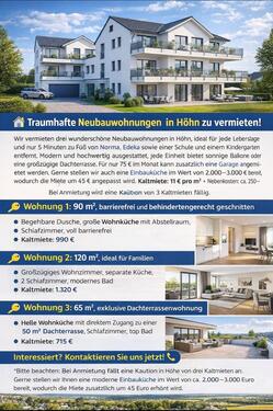 Foto - 3 Zimmer Etagenwohnung zur Miete in Westerburg