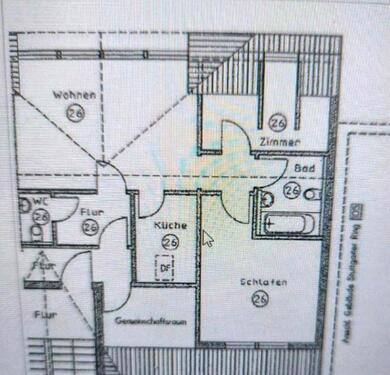 Foto - Ab Februar, helle Dachgeschoss 3-Zimmer-Wohnung, Reutenen mit EBK