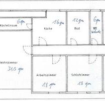 3 Zimmer Wohnung mit hochwertiger Einbauküche - Clausthal-Zellerfeld