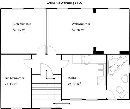 Foto - 3 Zimmer Hochparterre zur Miete in Einbeck