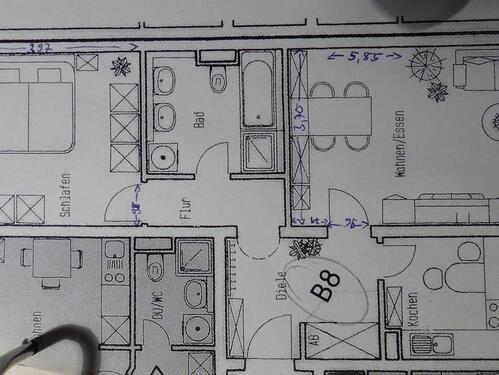 Foto - 2 Zimmer Wohng. in Bayreuth Uni-Nähe mit TG-Stellplatz