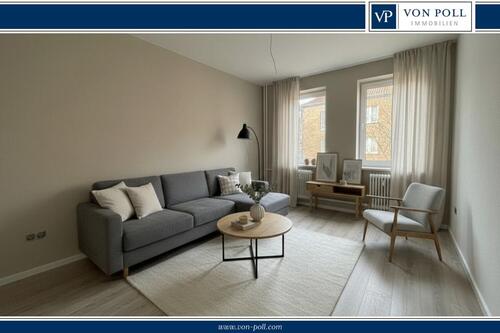 Foto - Frisch sanierte 2-Zimmer-Wohnung in zentraler Lage!