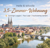 Traumhaft elegante 3,5-Zimmer-Wohnung - Licht, Ruhe & Qualität - Regensburg Galgenberg