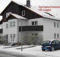 2-Zimmer Dachgeschoss-Wohnung mit Loggia und Kfz-Abstellplatz - Frankenberg (Eder)
