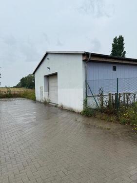 Foto - Gewerbegrundstück 3 Lagerhallen, Büro, Freiflächen