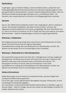 Foto - Reihenhaus in Bremen zum Kaufen