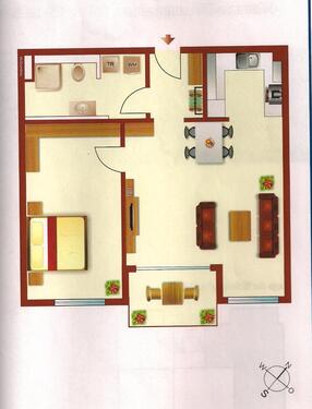 Foto - 2 Zimmer, neuwertig, zentrale Lage von AB, ohne Makler