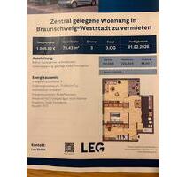 Helle 3-Zimmer-Wohnung BS-Weststadt - Einbauküche zum Verkauf - Gröningen