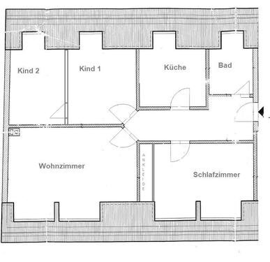 Foto - Etagenwohnung in Gößnitz zur Miete