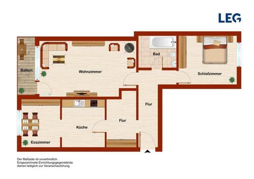 Foto - Etagenwohnung zur Miete in Ronnenberg