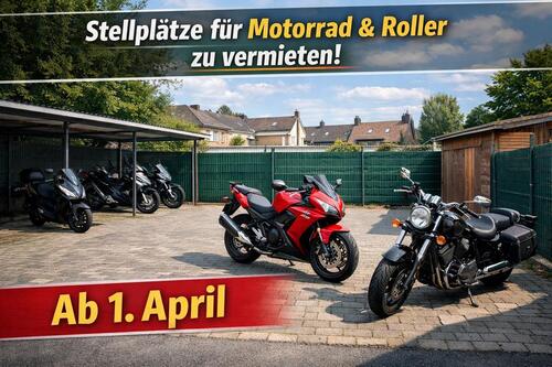 Foto - Motorrad Stellplatz Duisburg Meiderich
