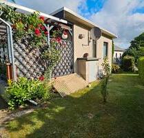Godern am See Pinnow Bungalow Ferienhaus Gartenhaus 38m² massiv