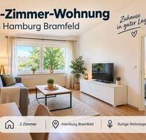 Möblierte 2-Zimmer-Wohnung, 45 m², 1,100€ warm Hamburg-Bramfeld
