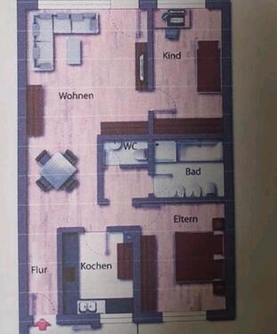 Foto - 3 Zimmer Wohnung - 980,00 EUR Kaltmiete, ca.  83,00 m²