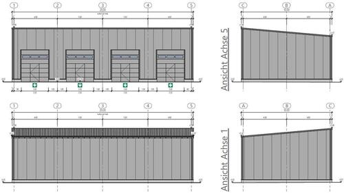 Foto - Halle Gewerbehalle Lagerhalle Werkstatt Produktion