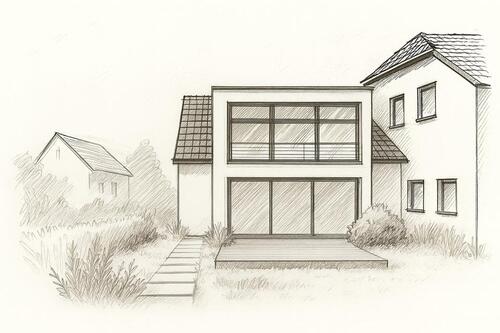 Foto - Wohnung mit Terrasse und Garten zu vermieten