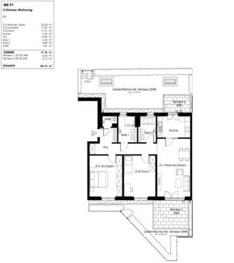 Foto - Neubau, 3 Zimmer, 107m² + Garten + EBK + TG-Stellpl. in Ehrenfeld