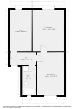 Foto - Schöne helle 2 Raum Wohnung mit Gartennutzung zu vermieten
