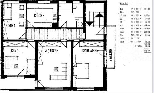Foto - Wohnung zu vermieten 107 qm - 1.500,00 EUR Kaltmiete,