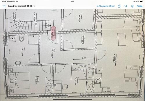 Foto - 3 Zimmer Etagenwohnung zur Miete in Tönning