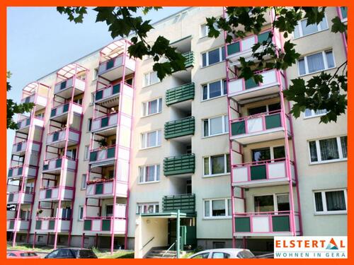 Foto - Große 2-Raumwohnung in Debschwitz mit Dusche, Balkon und Aufzug