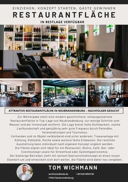 Foto - Restaurantfläche Bar Café Bistro Nachmieter Nachfolger