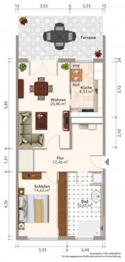 Foto - 2 Zimmer Erdgeschoßwohnung zur Miete in Bautzen