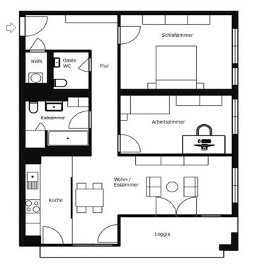 Foto - 3-Zimmer Wohnung Wilmersdorfer- Schmargendorf I Balkon I Aufzug I