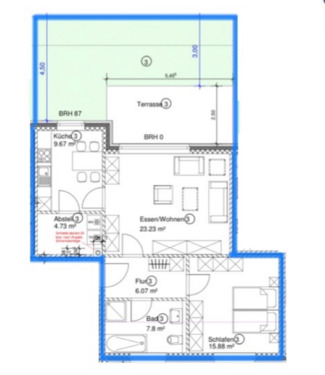 Foto - ZU SOFORT - 2 Z. Wohnung mit Garten, Küche, StromGas, Badewanne