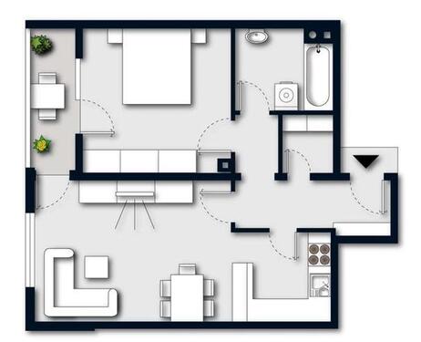 Foto - 2 Zimmer Wohnung in Kirchheimbolanden zu vermieten