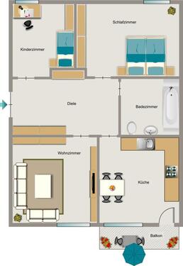 Foto - 3.5 Zimmer Etagenwohnung zur Miete in Gelsenkirchen