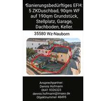 Sanierungsbedürftiges EFH zum Kauf. !BITTE LESEN!! - Wetzlar Nauborn