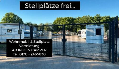 Foto - Wohnmobil Wohnwagen Stellplatz frei