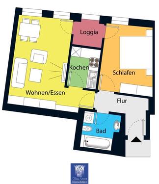 Foto - 2 Zimmer Etagenwohnung zur Miete in Dresden